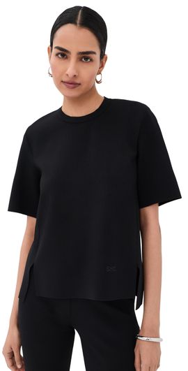 Stella McCartney Stella McCartney Iconic Compact Knit Top Black