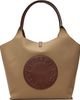 Stella McCartney Stella McCartney Khaki Logo Reversible Tote - 1
