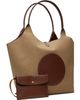 Stella McCartney Stella McCartney Khaki Logo Reversible Tote - 2