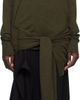 Stella McCartney Stella McCartney Khaki Mixed Wool Sweater - 1