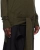 Stella McCartney Stella McCartney Khaki Mixed Wool Sweater - 2