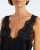 Stella McCartney Stella McCartney Lace-trimmed satin top - 3