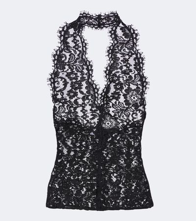 Stella McCartney Stella McCartney Lace halterneck top