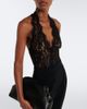 Stella McCartney Stella McCartney Lace halterneck top - 2