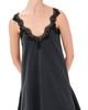 Stella McCartney Stella McCartney Lace Mix Washed Jersey Dress Washed Black - 1