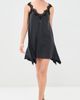 Stella McCartney Stella McCartney Lace Mix Washed Jersey Dress Washed Black - 6