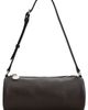 Stella McCartney Stella McCartney Logo Embossed Grainy Faux Leather Eco Pouch Chocolate Brown One - 1