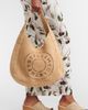 Stella McCartney Stella McCartney Logo embroidered raffia tote bag - 6