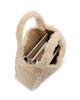 Stella Mccartney Stella McCartney Logo Faux Shearling Tote - 2