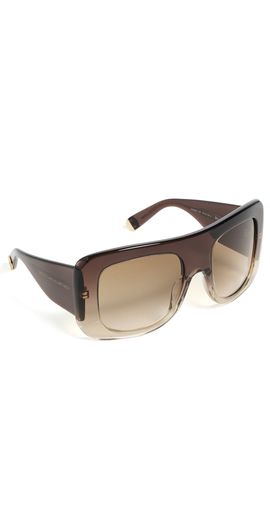 Stella McCartney Stella McCartney Medallion Sunglasses Dark Brown/Gradient Brown One