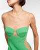 Stella McCartney Stella McCartney Mesh-paneled crêpe minidress - 5