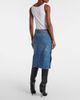 Stella McCartney Stella McCartney Mid-rise denim pencil skirt - 3