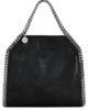 Stella McCartney Stella McCartney Mini Eco Shaggy Deer Chain Tote Bag Black One - 1