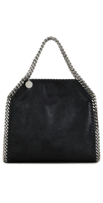 Stella McCartney Stella McCartney Mini Eco Shaggy Deer Chain Tote Bag Black One