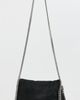 Stella McCartney Stella McCartney Mini Eco Shaggy Deer Chain Tote Bag Black One - 4