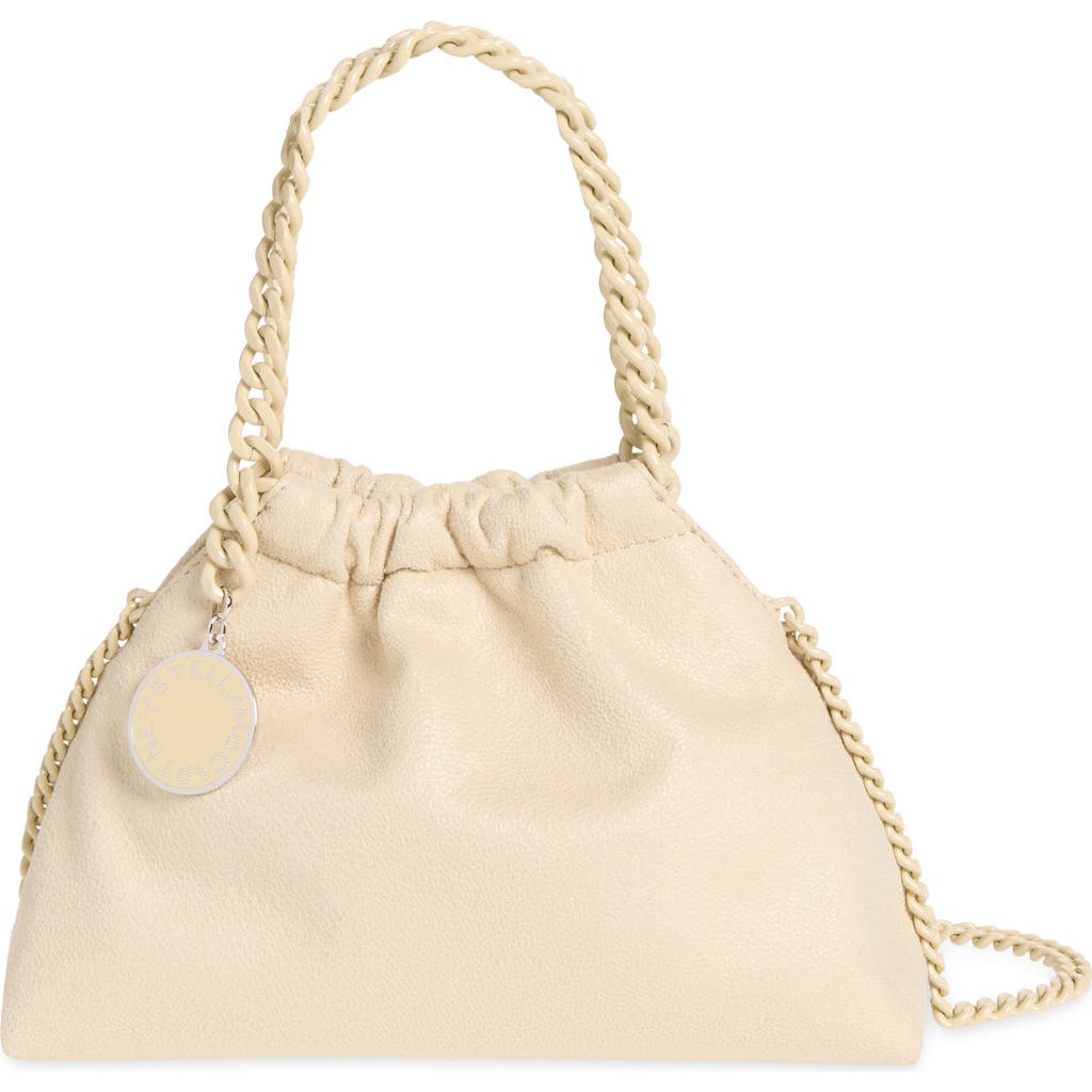 Stella McCartney Stella McCartney Mini Falabella Faux Suede Drawstring Bag