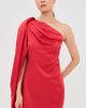 Stella McCartney Stella McCartney Mini Satin Dress Tomato - 2