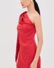 Stella McCartney Stella McCartney Mini Satin Dress Tomato - 4