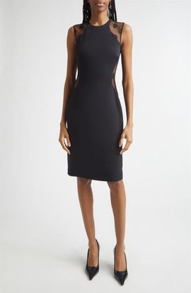 Stella McCartney Stella McCartney Miracle Polka Dots Sleeveless Sheath Dress