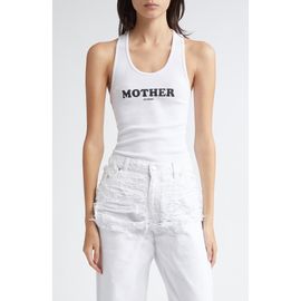 Stella McCartney Stella McCartney Mother F**ker Rib Graphic Tank