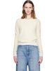Stella McCartney Stella McCartney Off-White Cashmere V-Neck Sweater - 1