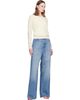 Stella McCartney Stella McCartney Off-White Cashmere V-Neck Sweater - 4