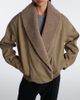 Stella McCartney Stella McCartney Oversized teddy-trimmed blouson jacket - 2
