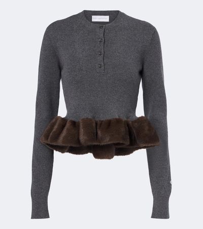 Stella McCartney Stella McCartney Peplum wool-blend sweater