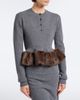 Stella McCartney Stella McCartney Peplum wool-blend sweater - 2