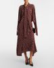 Stella McCartney Stella McCartney Polka-dot tie-neck silk midi dress - 2