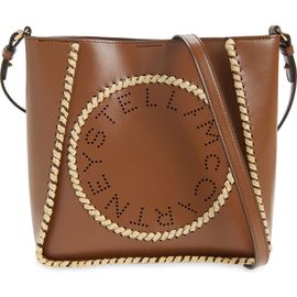 Stella McCartney Stella McCartney Raffia Trim Crossbody Bag