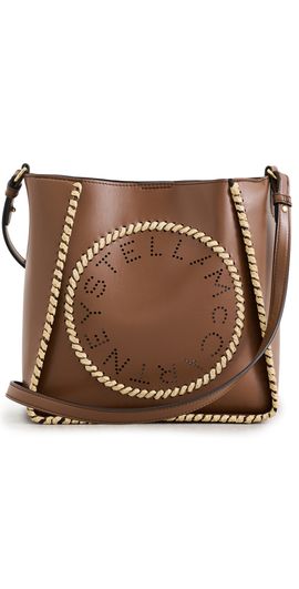Stella McCartney Stella McCartney Raffia Trim Crossbody Bag Tan One