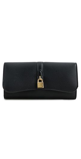 Stella McCartney Stella McCartney Ryder Continental Wallet Black One