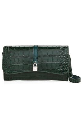 Stella McCartney Stella McCartney Ryder Croc Embossed Faux Leather Wallet