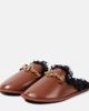 Stella McCartney Stella McCartney Ryder teddy-trimmed faux leather mules - 4