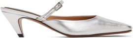 Stella McCartney Stella McCartney Silver Stella Spur Kitten Heels