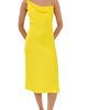 Stella McCartney Stella McCartney Slip Satin Dress Bright Yellow - 1