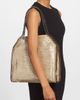 Stella McCartney Stella McCartney 'Small Falabella' Metallic Tricot Tote - 3