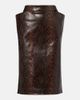 Stella McCartney Stella McCartney Snake-effect midi skirt - 1