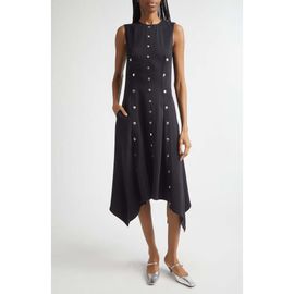 Stella McCartney Stella McCartney Snapped Handkerchief Hem Dress