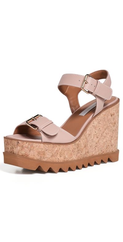 Stella McCartney Stella McCartney Sneakelyse 120 Eco Grainy Alter Mat Sandals Blush