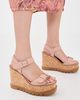 Stella McCartney Stella McCartney Sneakelyse 120 Eco Grainy Alter Mat Sandals Blush - 3