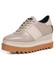 Stella McCartney Stella McCartney Sneakelyse Grainy Eco Alter Mat + Suede W/ Micro Outsole Moss - 1