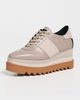Stella McCartney Stella McCartney Sneakelyse Grainy Eco Alter Mat + Suede W/ Micro Outsole Moss - 2