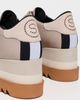 Stella McCartney Stella McCartney Sneakelyse Grainy Eco Alter Mat + Suede W/ Micro Outsole Moss - 4