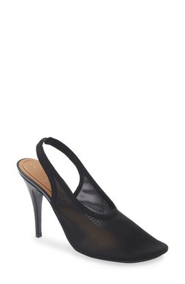 Stella McCartney Stella McCartney Stretch Mesh Slingback Pump
