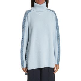 Stella McCartney Stella McCartney Stud Detail Turtleneck Sweater