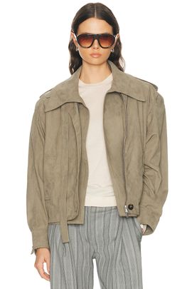 Stella McCartney Stella McCartney Suede Double Layer Jacket