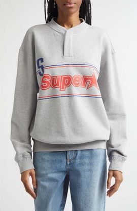 Stella McCartney Stella McCartney Superstar Graphic Polo Sweatshirt