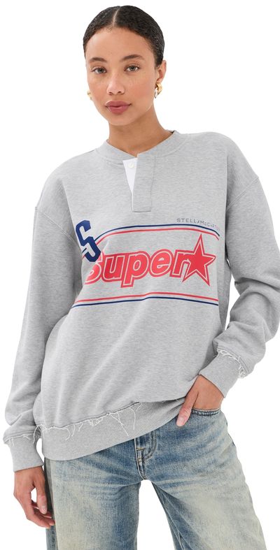 Stella McCartney Stella McCartney Superstar Sweatshirt Grey Melange